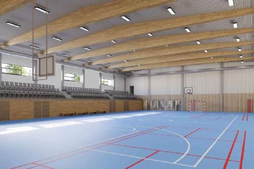 obrázek:Nivnice posiluje sportovní zázemí: Nová hala hotová do července 2026