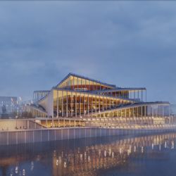 Praha podala žádost o územní a stavební povolení pro Vltavskou filharmonii. Stavba má začít v roce 2028