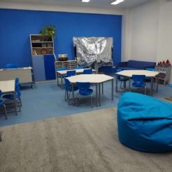 Pavilon D ZŠ Zborovská v Táboře po rekonstrukci: modernější a komfortnější