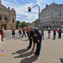 Plzeň vzdala hold osvoboditelům. K památníkům dorazil také veterán Gideon Kantor