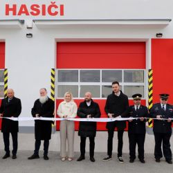 V Koterově mají zbrusu novou hasičskou zbrojnici, hasiči získali i posilovnu