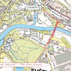 Světlá nad Sázavou připravuje nový most a přeložku silnice II/347